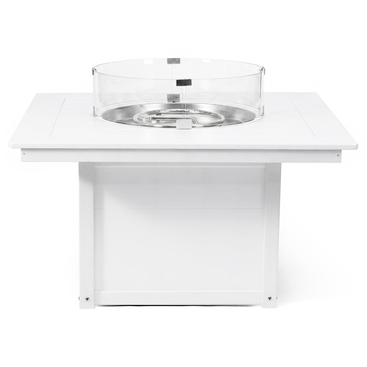 Helios 42" Modern Outdoor Patio Propane Square Fire Pit Table