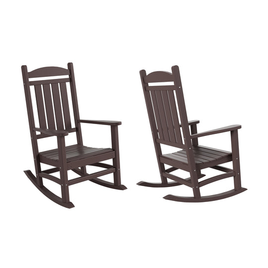 Malibu 2-Piece set Outdoor / Patio rocking chairs ( 2 seater )