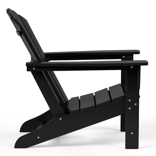 Dylan Outdoor Adirondack Chair With Ottoman And Side Table 3-Piece Set