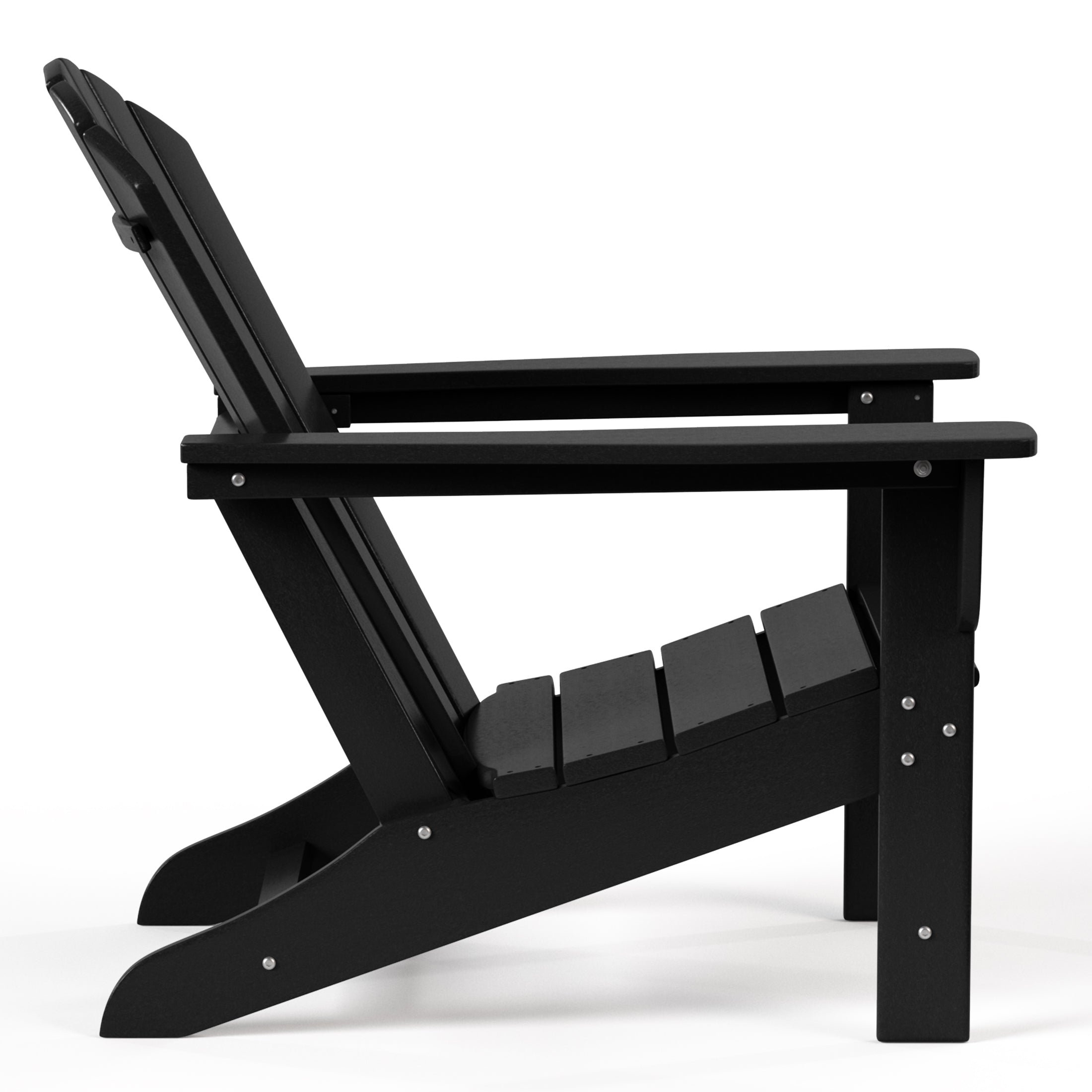 Dylan Outdoor Adirondack Chair With Ottoman And Side Table 5-Piece Set