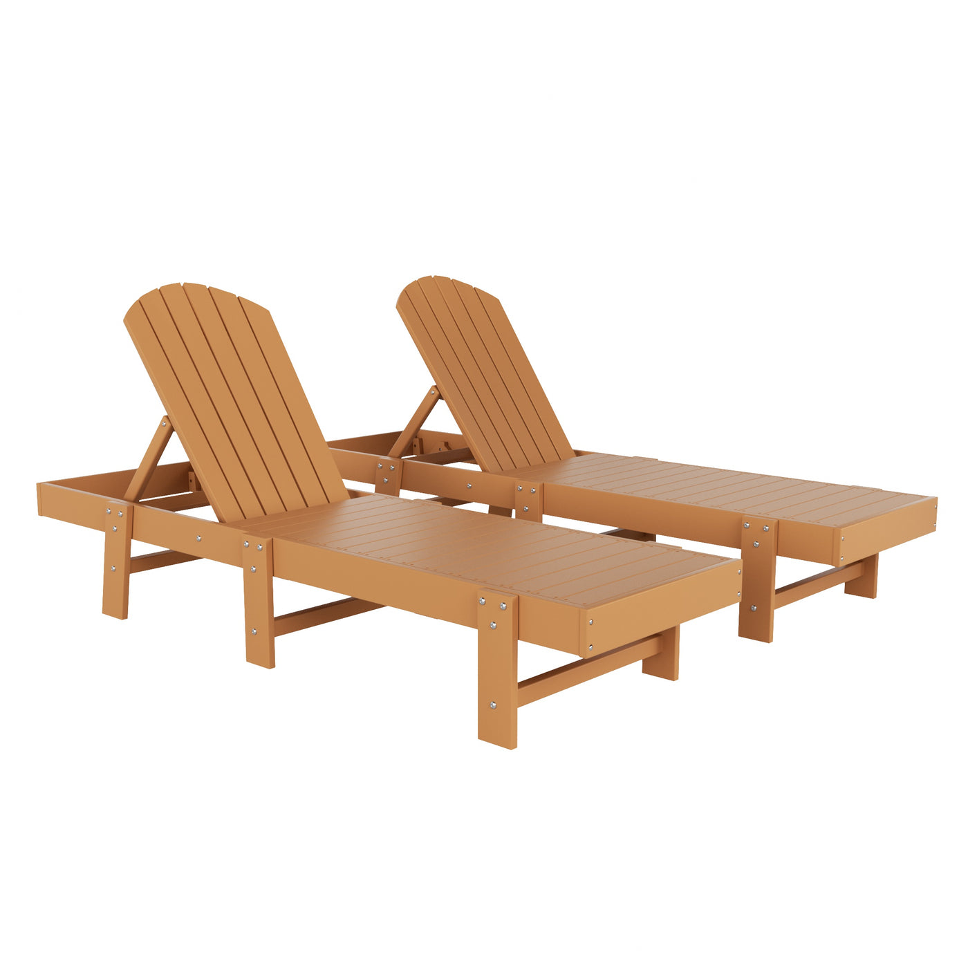 Dylan Classic Adirondack Poly Reclining Chaise Lounge