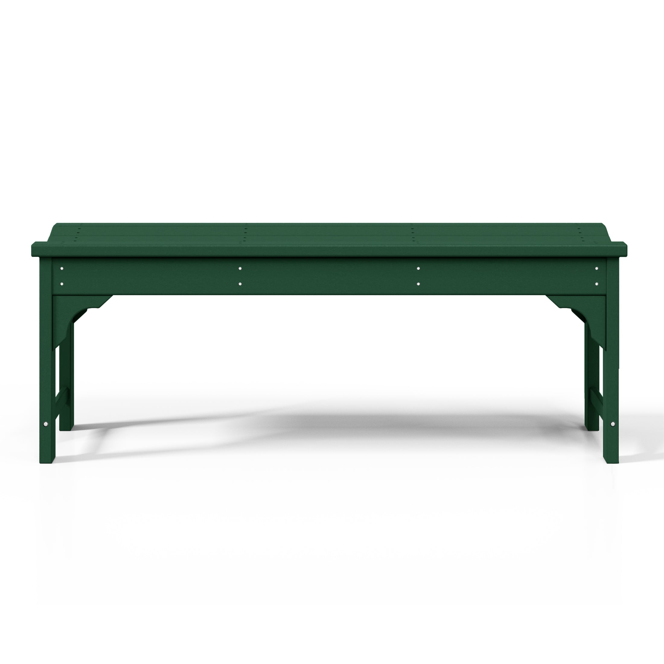 Malibu 48" length backless Poly Wood Outdoor / Garden bench