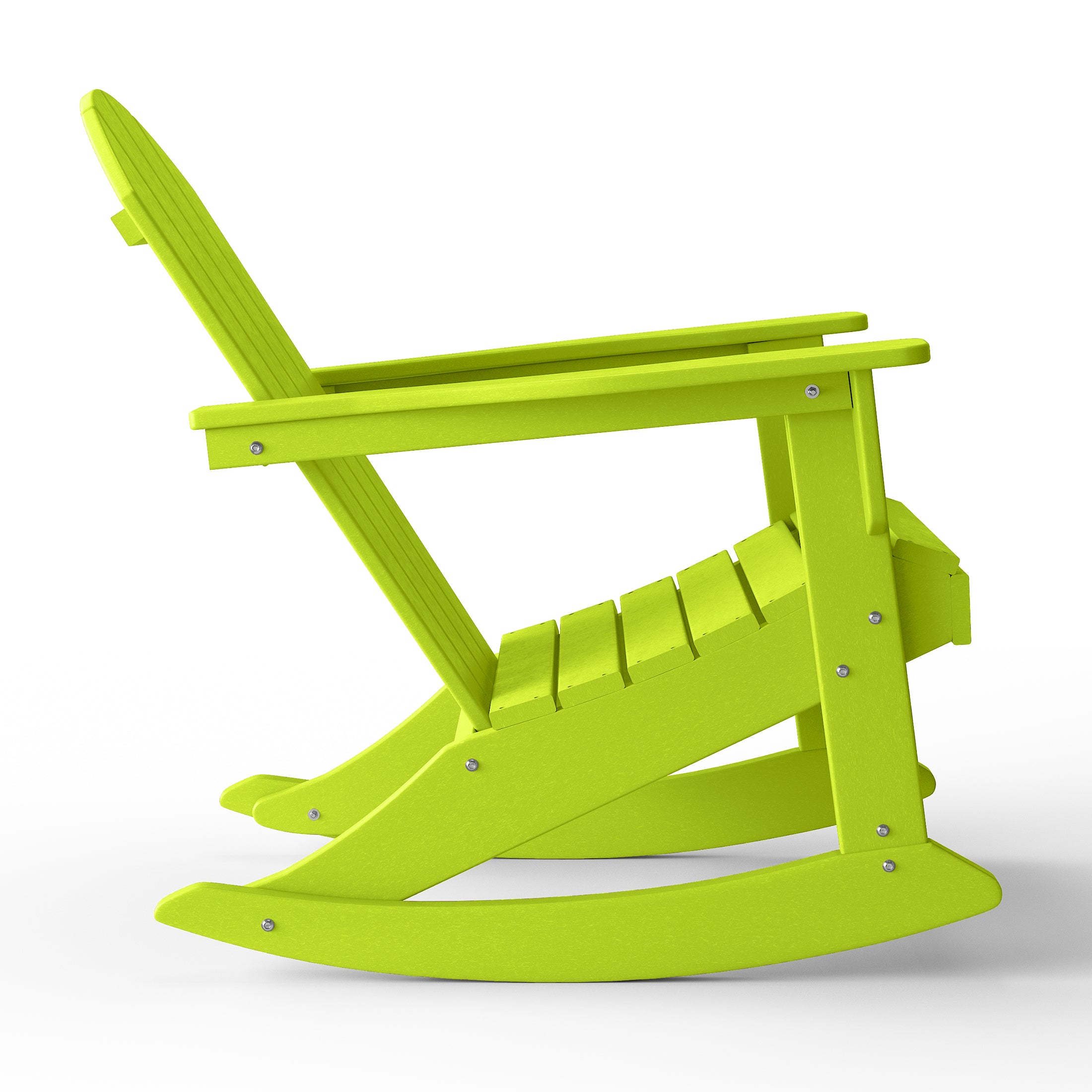 Malibu 2 piece set Outdoor / Patio Poly Adirondack rocking chairs ( Set of 2 )
