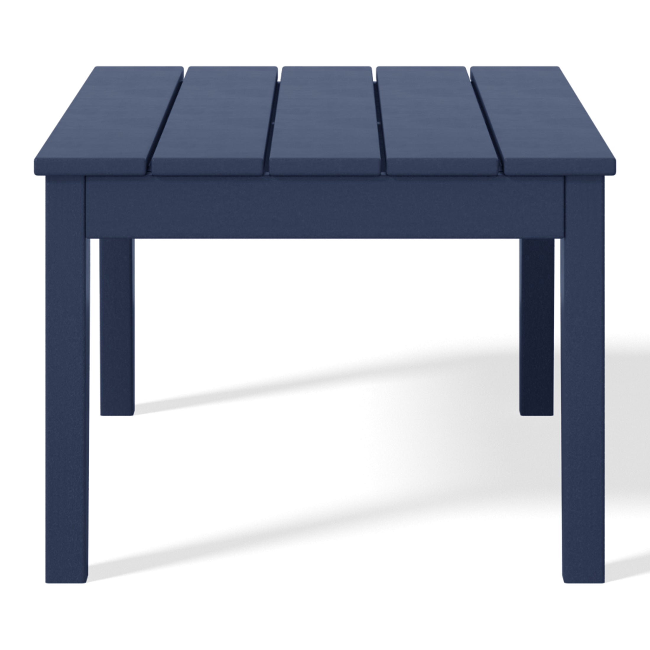 Malibu Low Outdoor HDPE Patio Rectangle Coffee Table