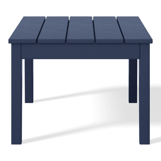 Malibu Low Outdoor HDPE Patio Rectangle Coffee Table