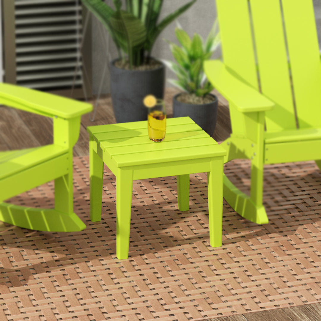 Ashore Outdoor Patio Modern Adirondack Side Table