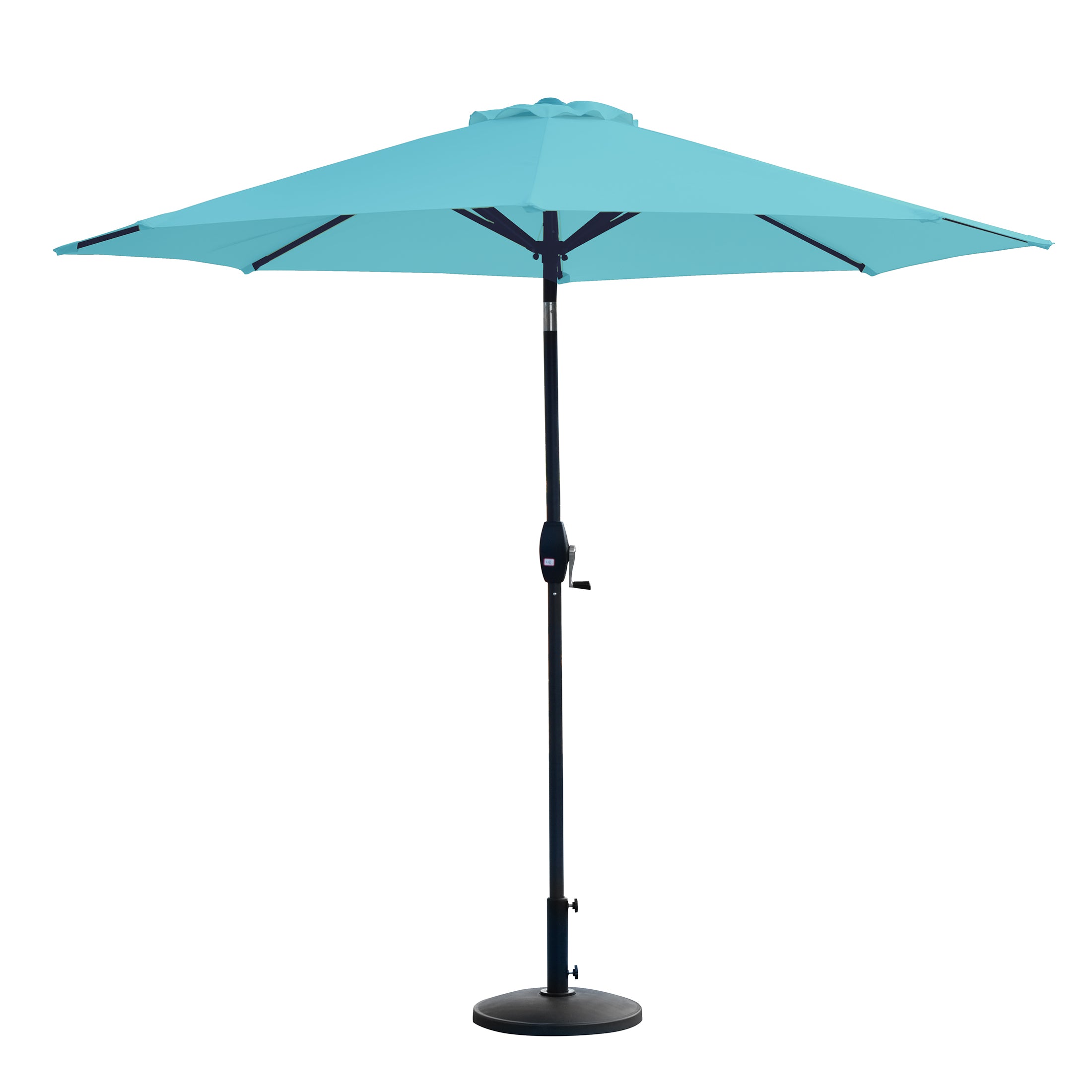 Paolo 9 ft. Patio Table Umbrella with tilt, crank features and free standing weight base kit