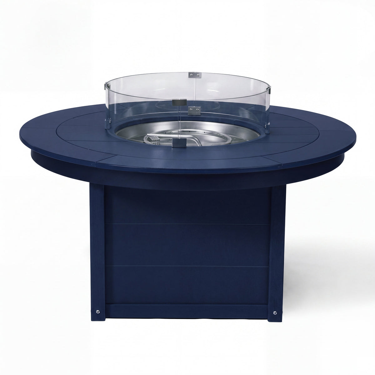 Helios 47" Modern Outdoor 55,000 BTU Patio Propane Round Fire Pit Table