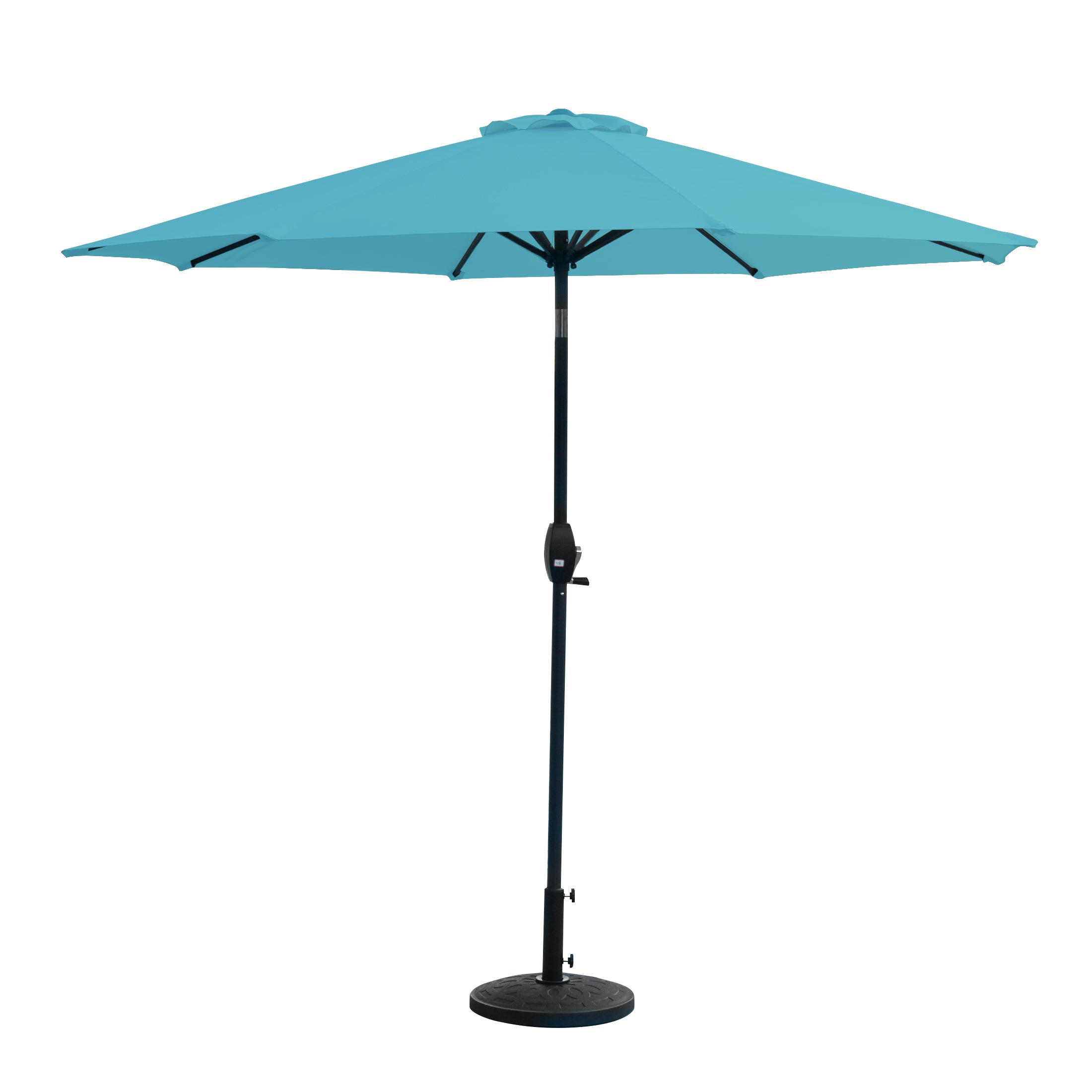 Paolo 9 ft. Patio Table Umbrella with tilt, crank features and free standing weight base kit