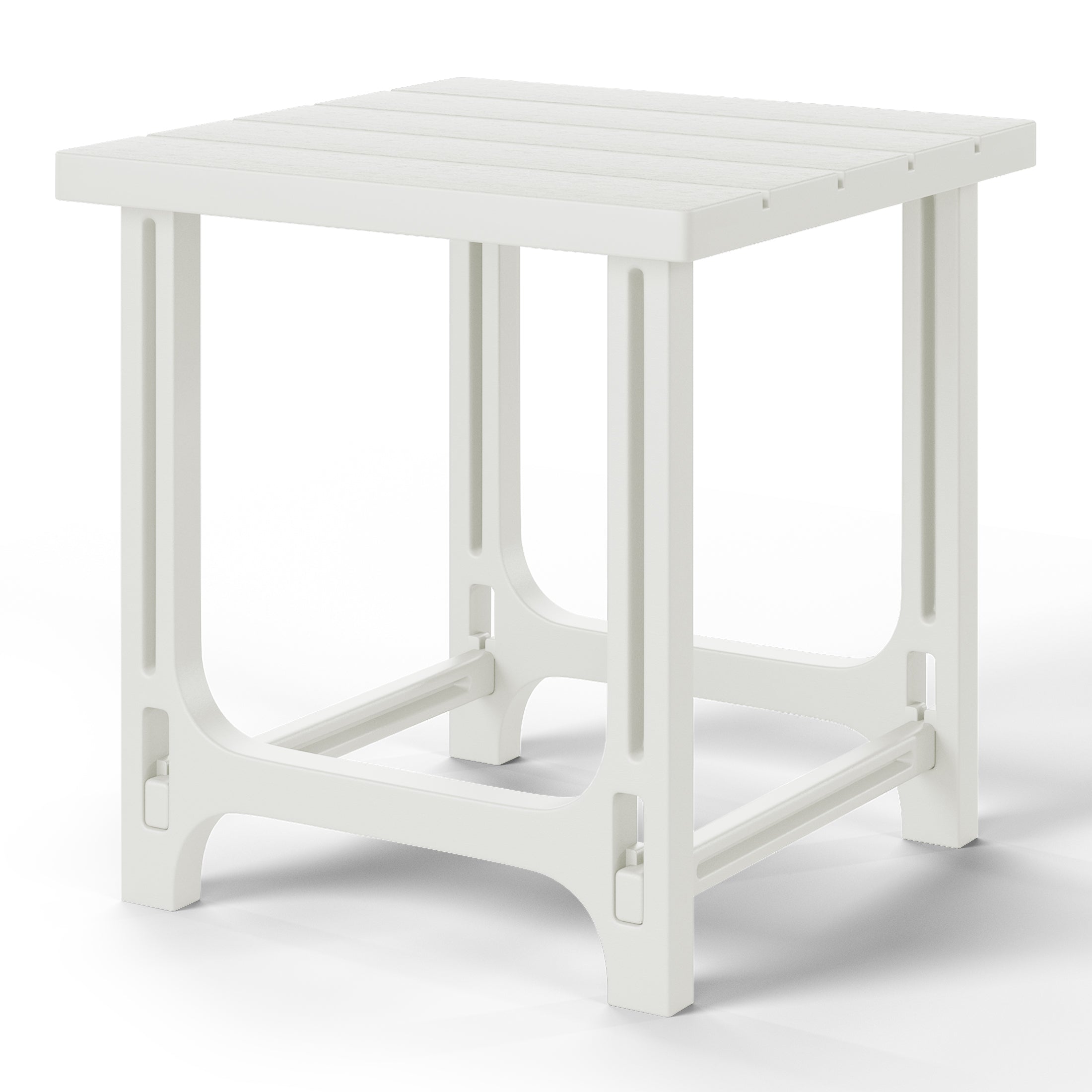 Azura Outdoor 18" HDPE Square Adirondack Patio Side Table