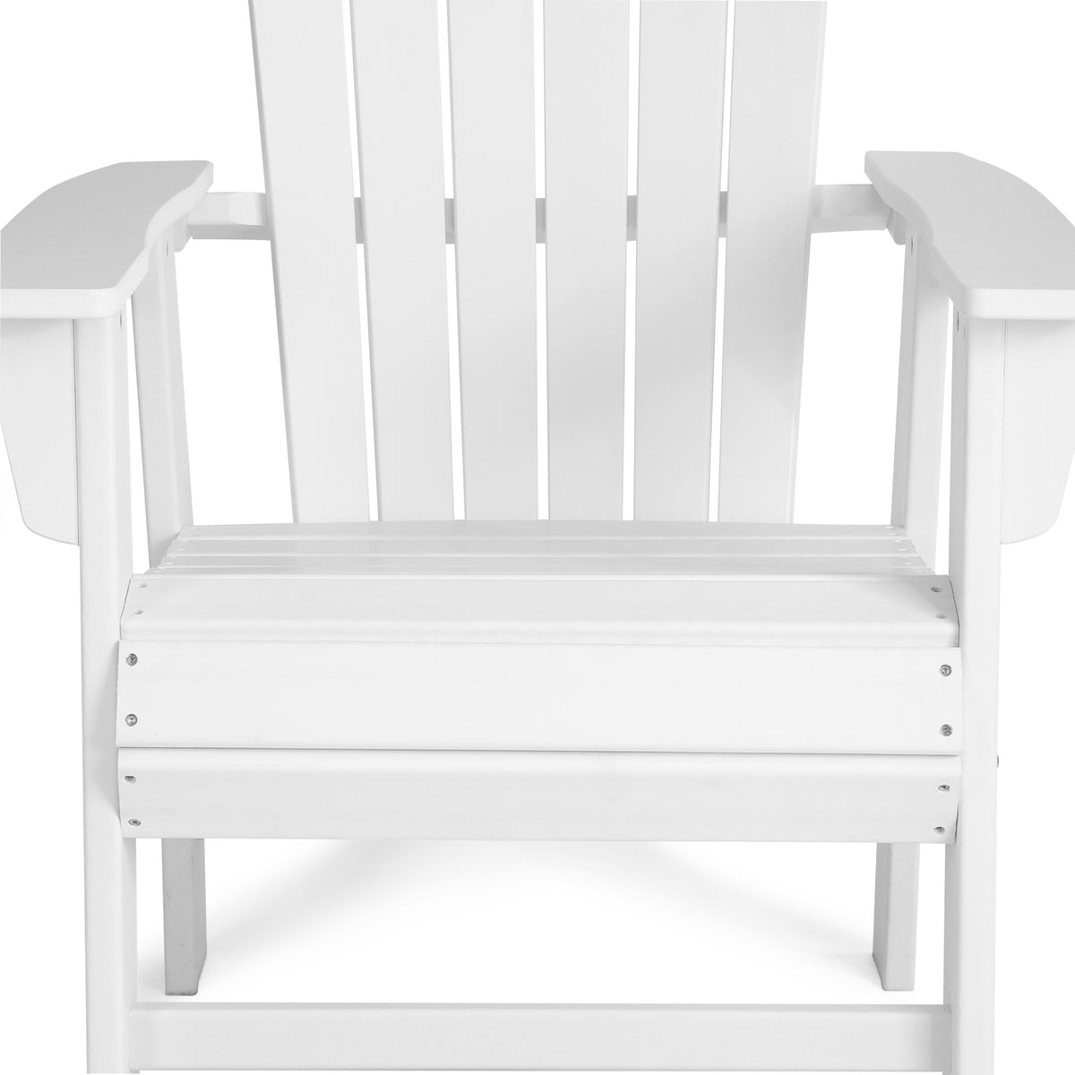 Dylan Outdoor Patio Shell-back Adirondack Dining Chair Weather Resistant