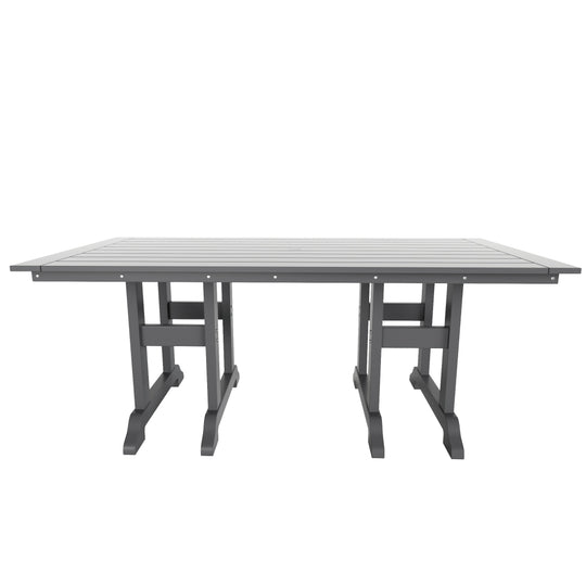 Malibu 71" Outdoor Patio Dining Table