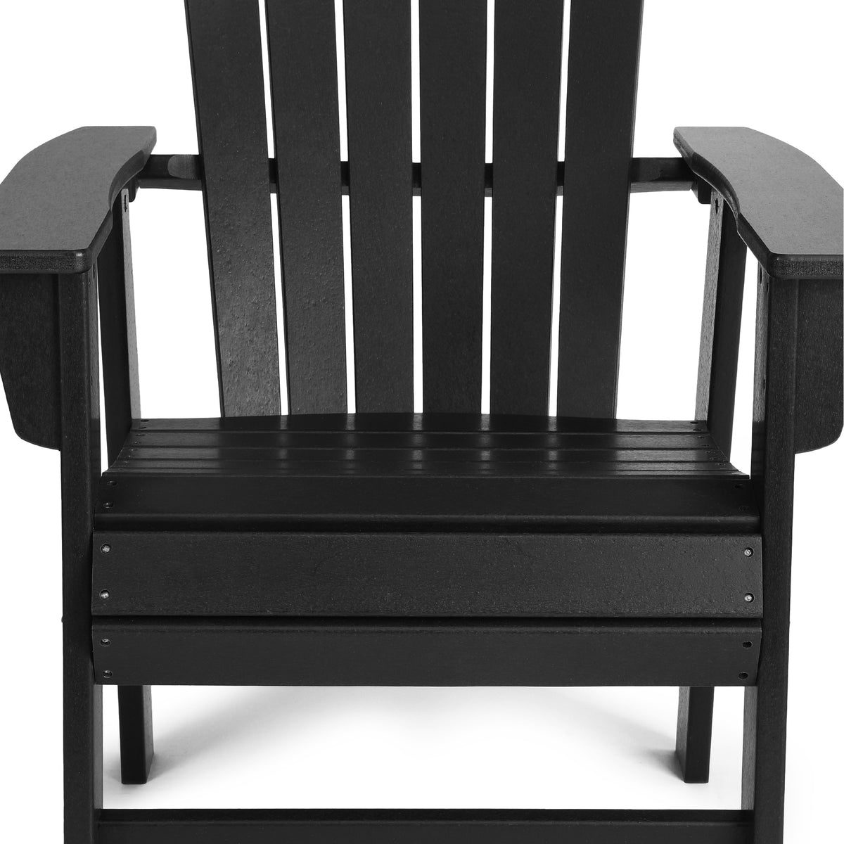 Dylan Outdoor Patio Shell-back Adirondack Dining Chair Weather Resistant