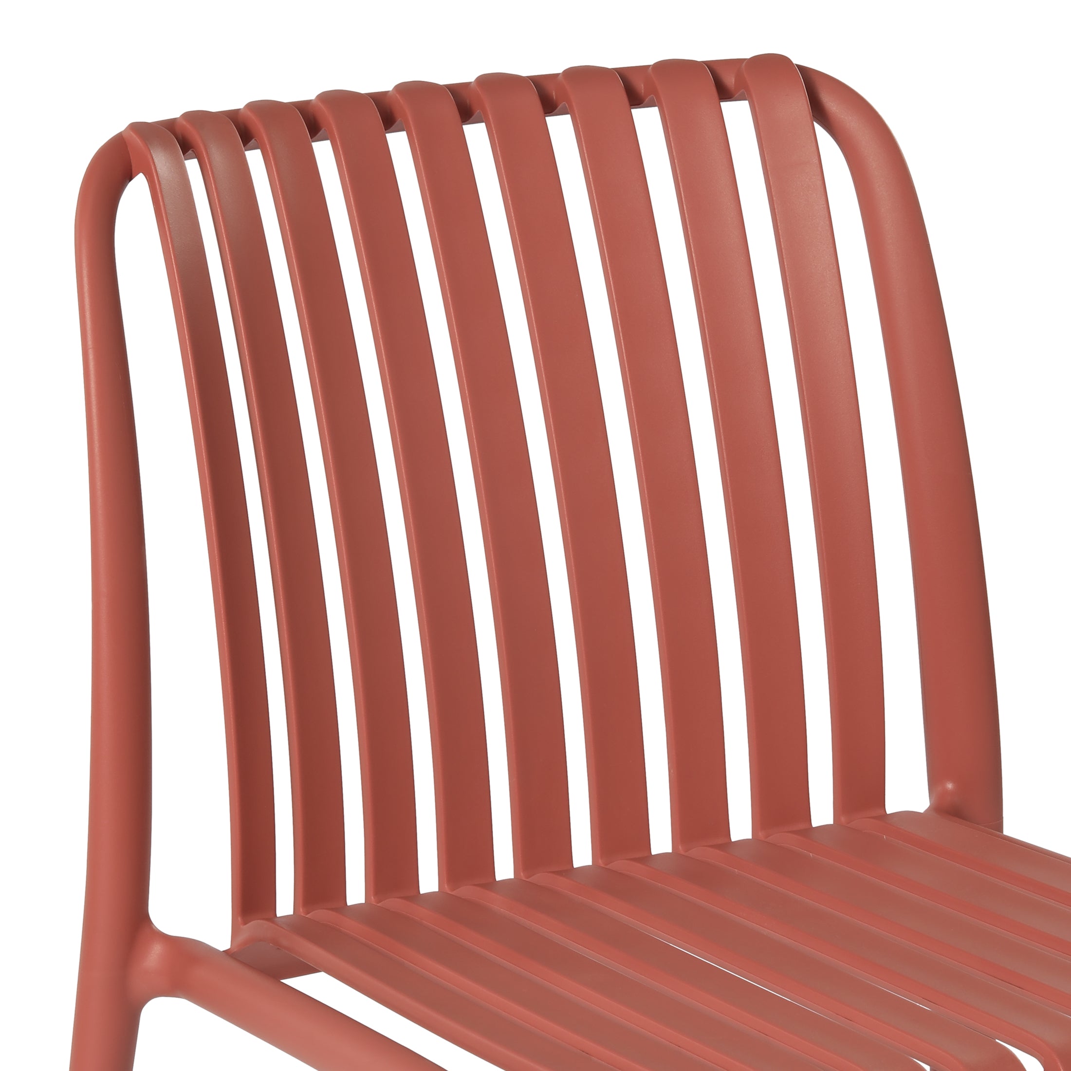 Playa 7-Piece Outdoor Patio Dining Table Set With Stackable Patio Chairs
