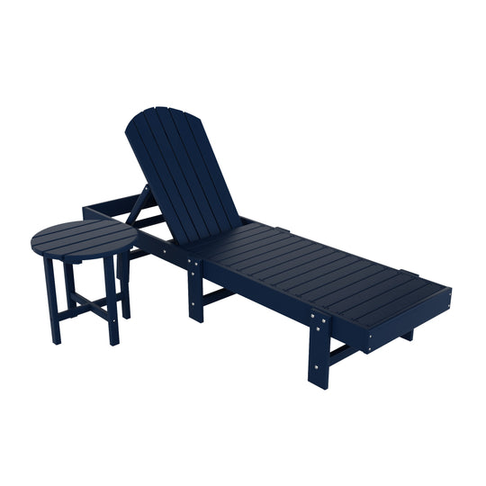 Dylan 2 Piece Poly Reclining Chaise Lounge