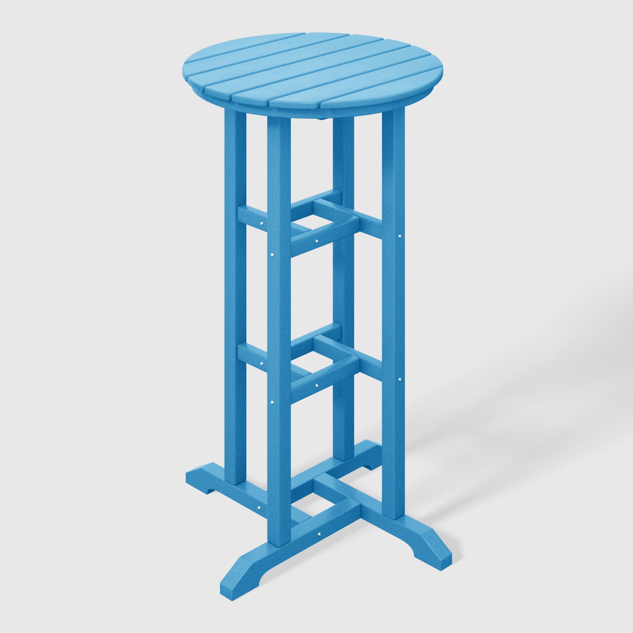 Malibu 42" Counter Height Round Outdoor Patio Bistro Bar Table