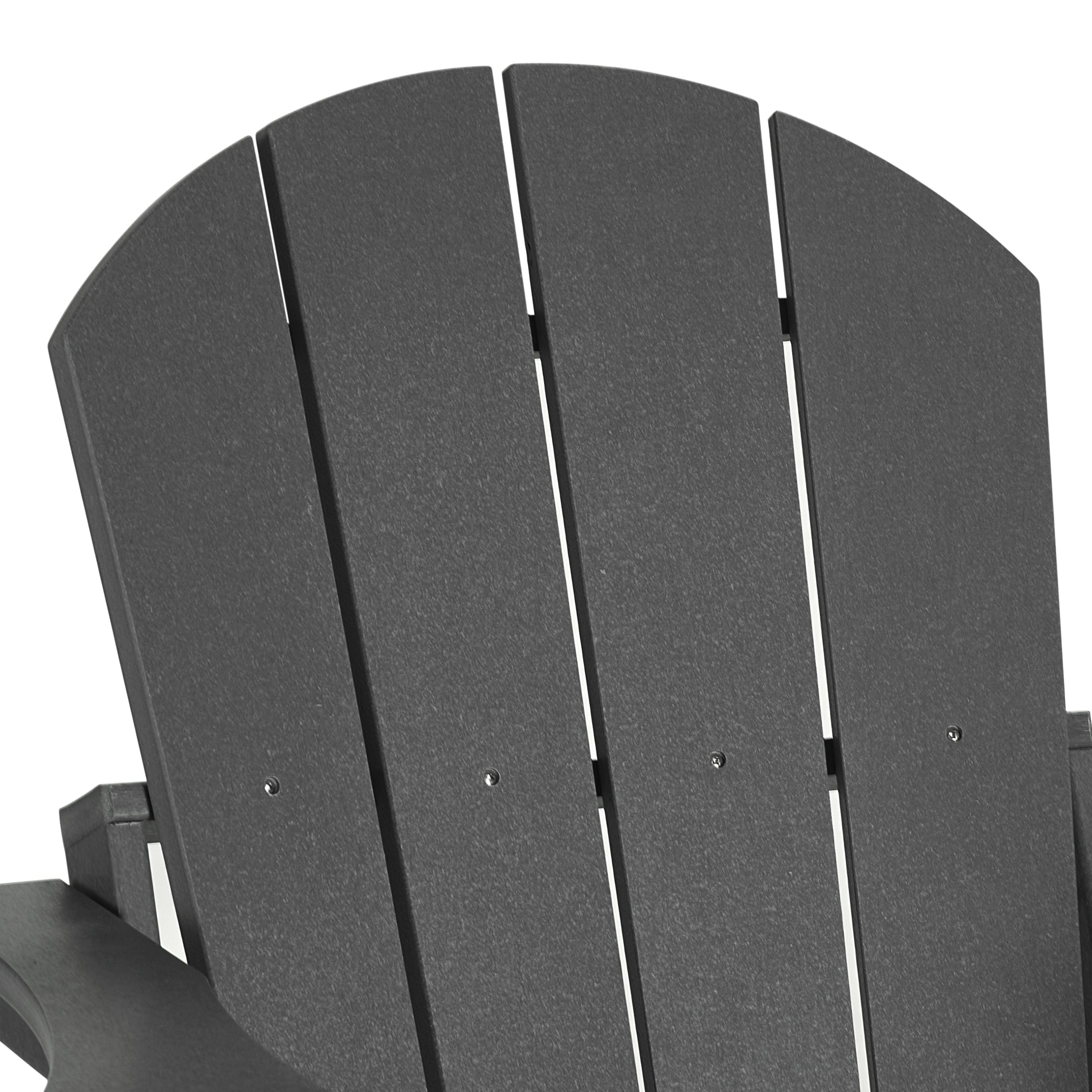 Malibu outdoor folding Poly Adirondack chair (Set of 2)