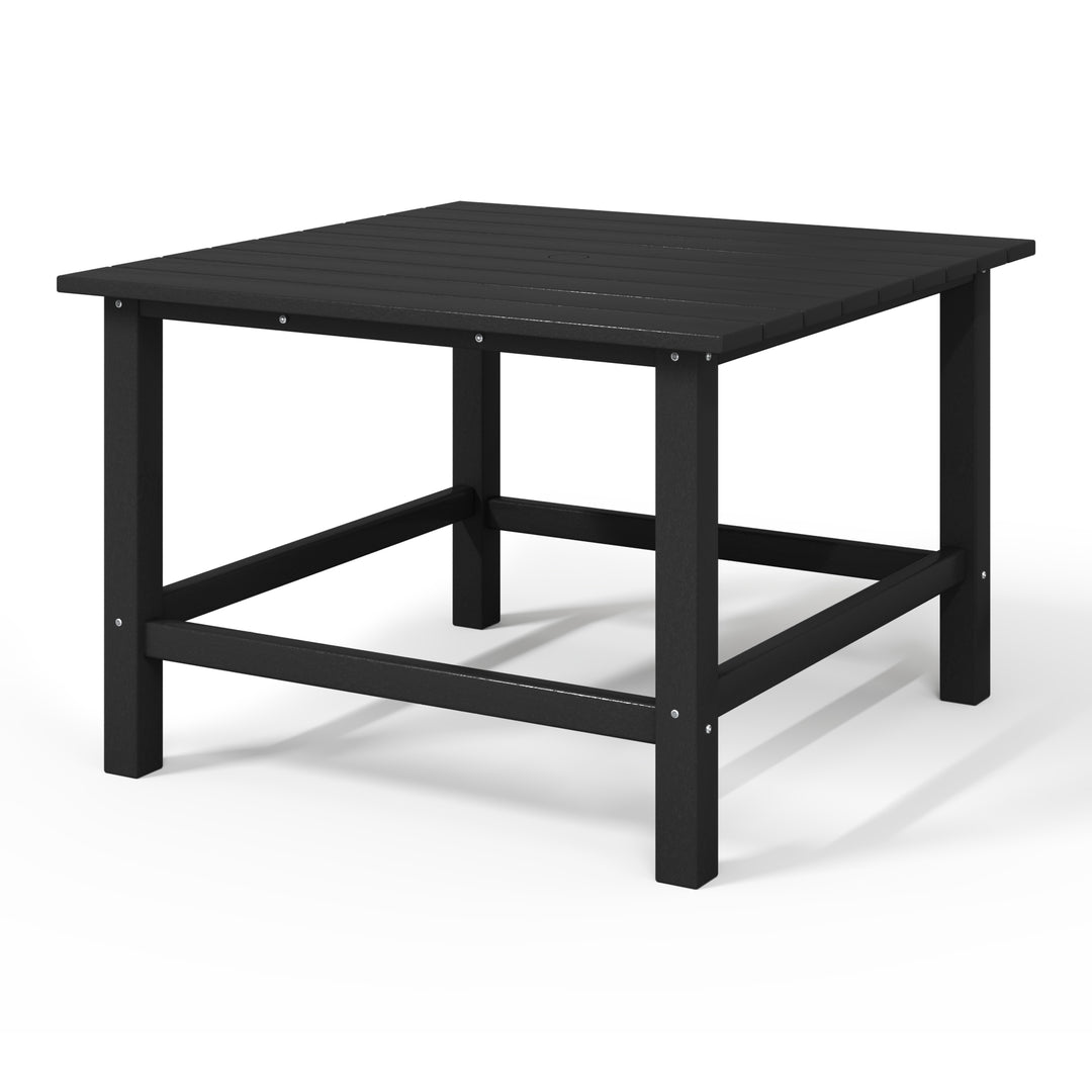 Malibu Kids Outdoor Patio Furniture HDPE Square Dining Table