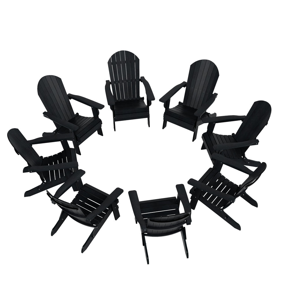 Tuscany HIPS Outdoor Patio Folding Adirondack Chair