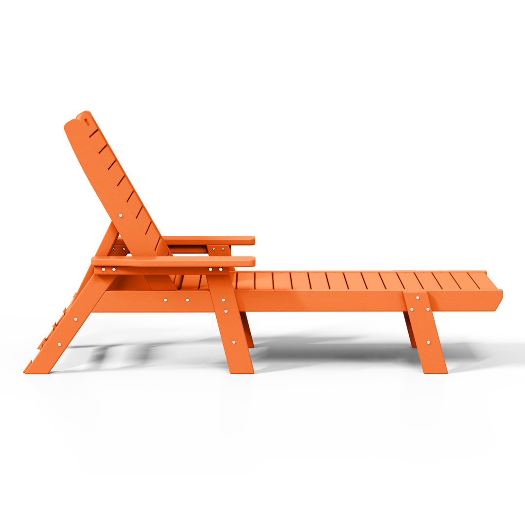 Malibu Poly Reclining Chaise Lounge