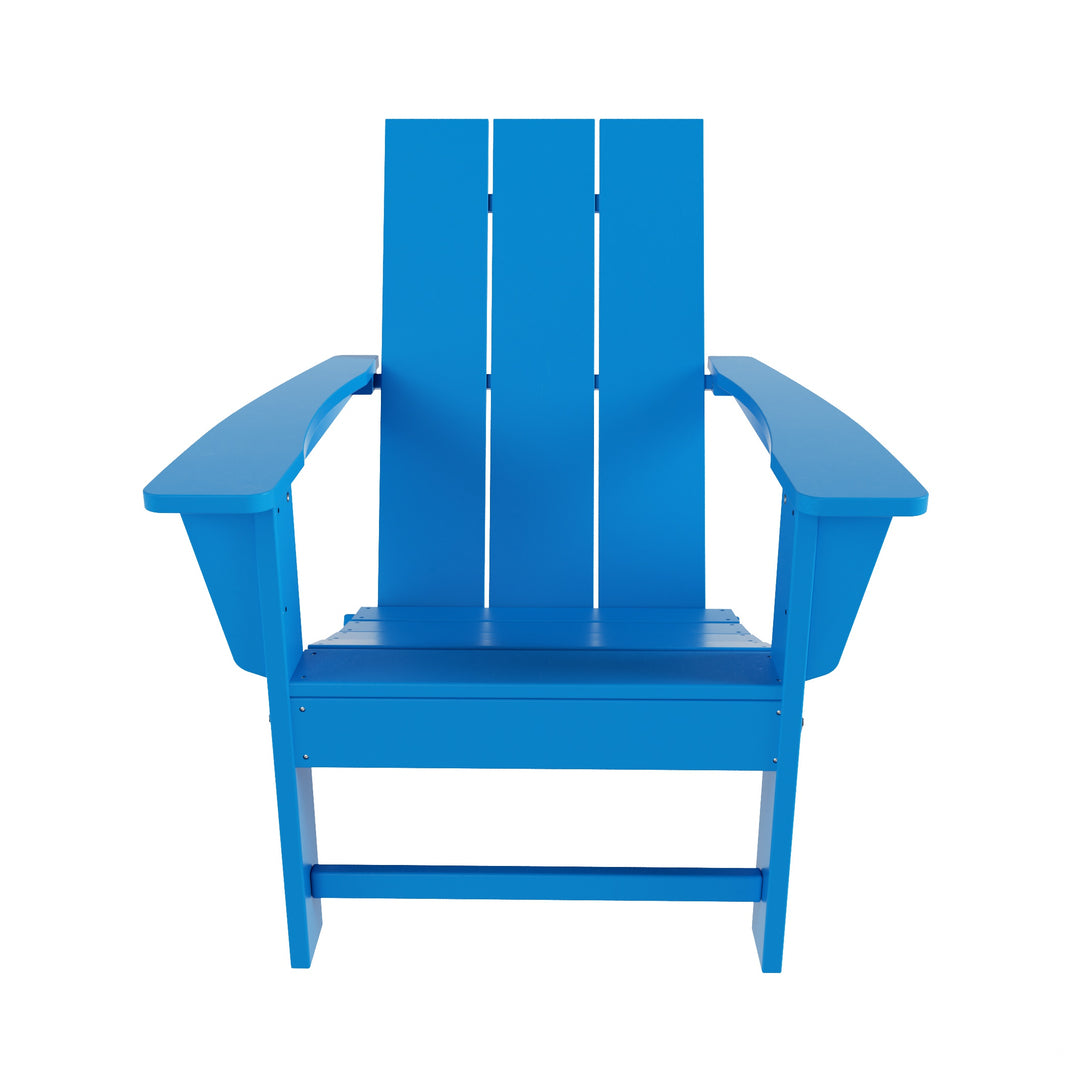 Ashore HDPE Modern Outdoor Patio Folding Adirondack Chair