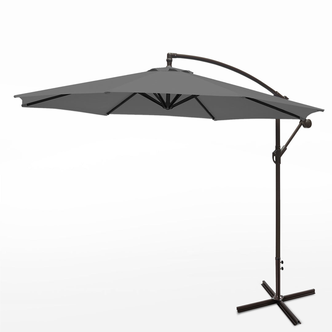 Julia Westintrends 10 ft. Outdoor / Patio Cantilever Hanging Umbrella