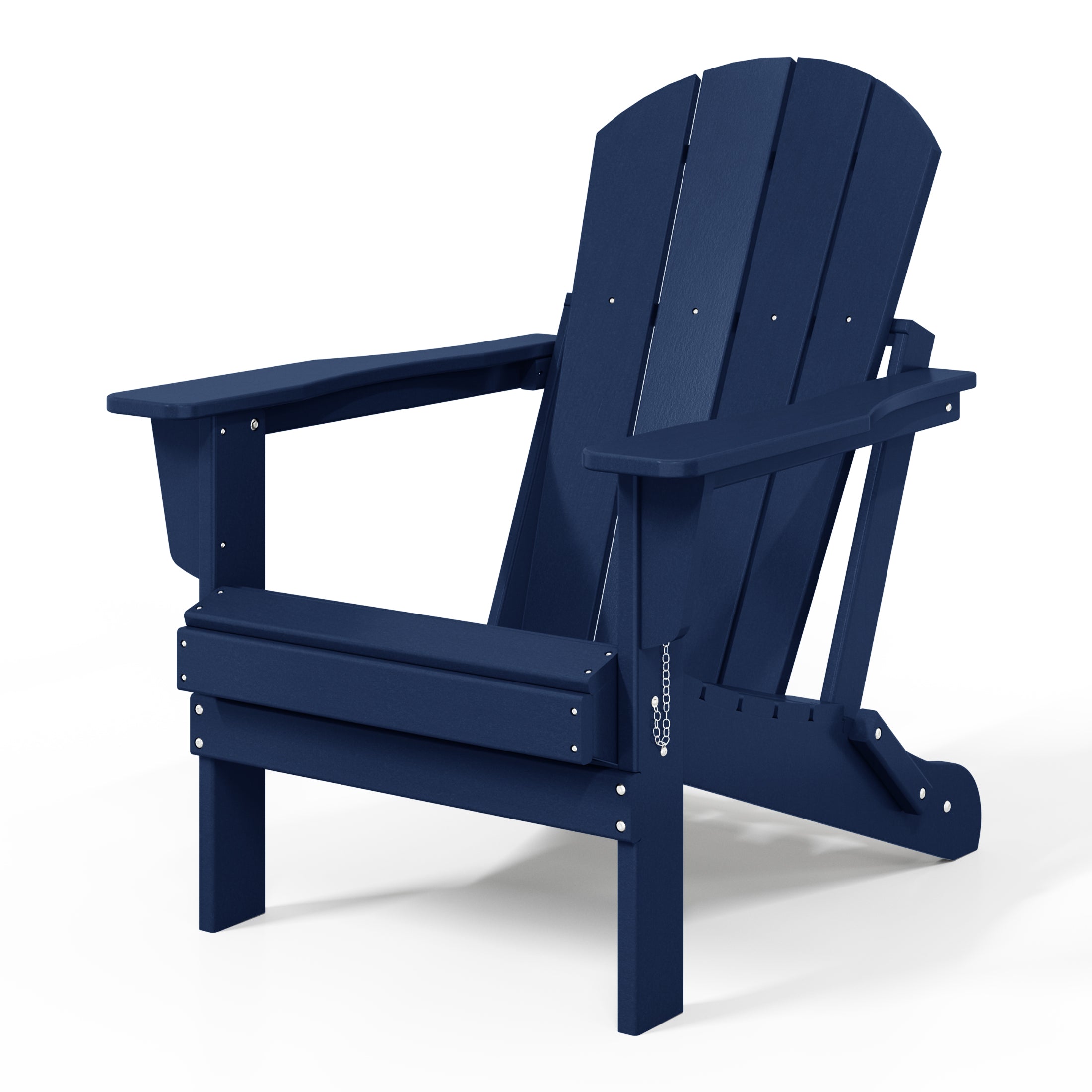 Malibu HDPE Outdoor Patio Folding Poly Adirondack Chair