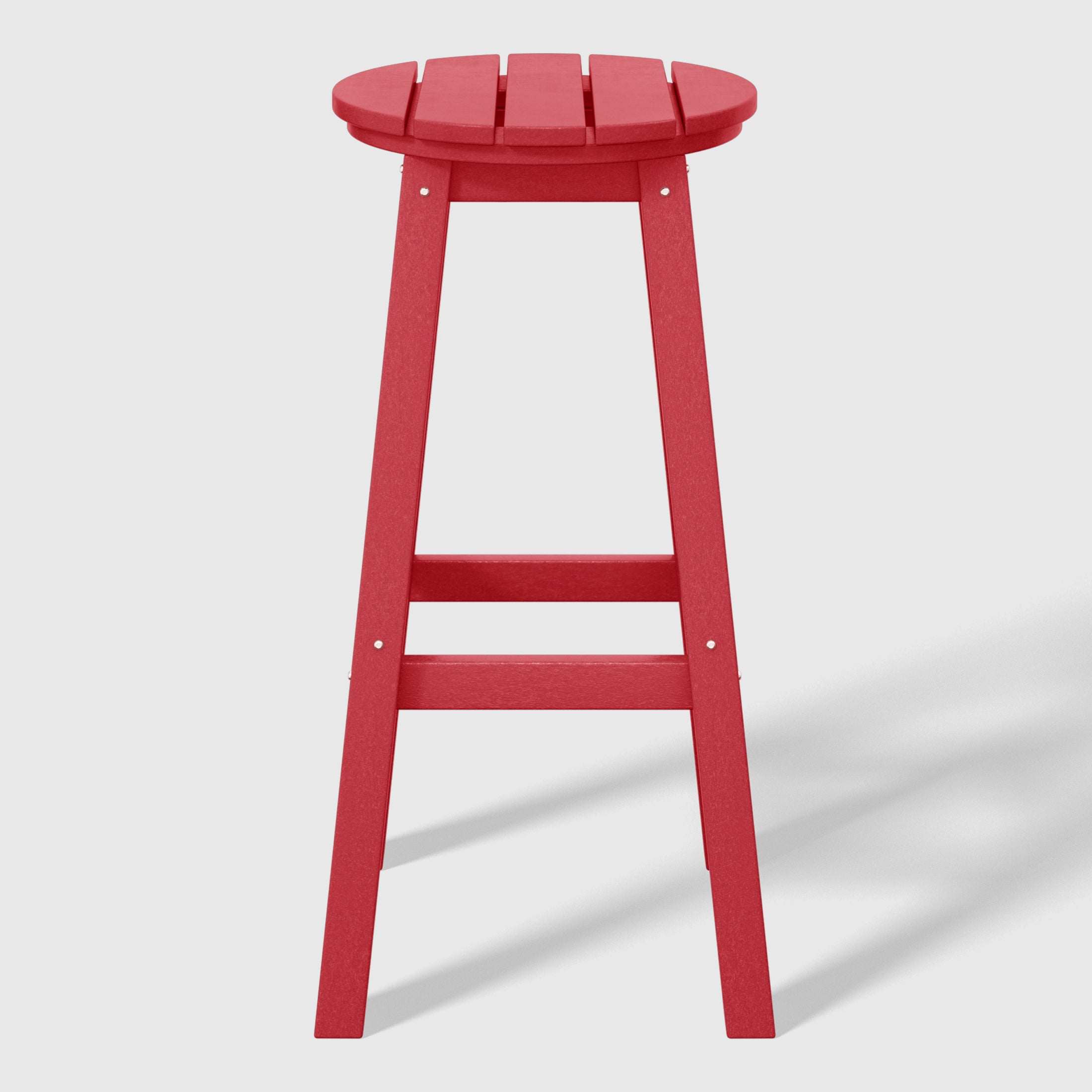 Malibu 29" HDPE Outdoor Patio Round Bar Stool