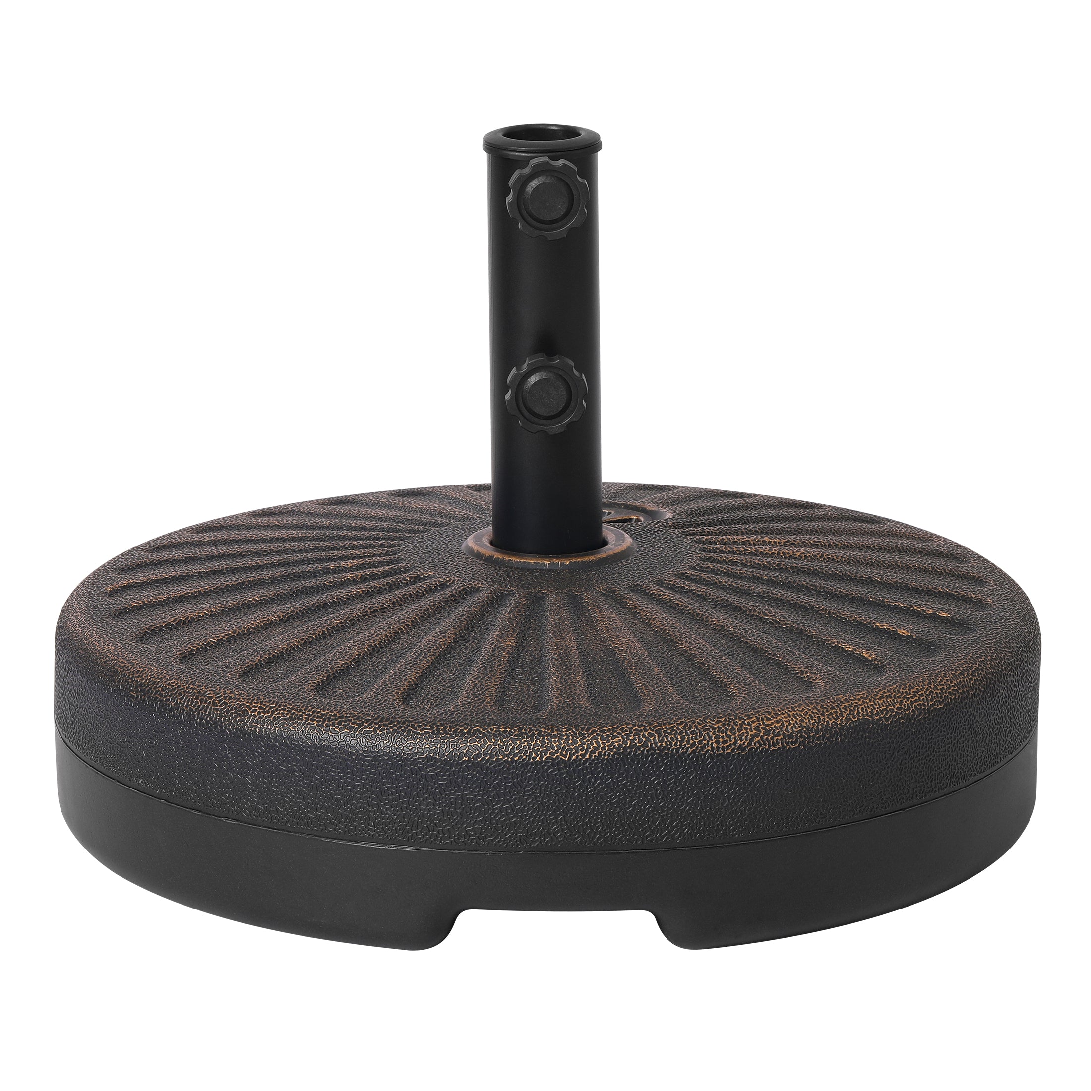 Easten 20" diameter round hard plastic free standing umbrella base