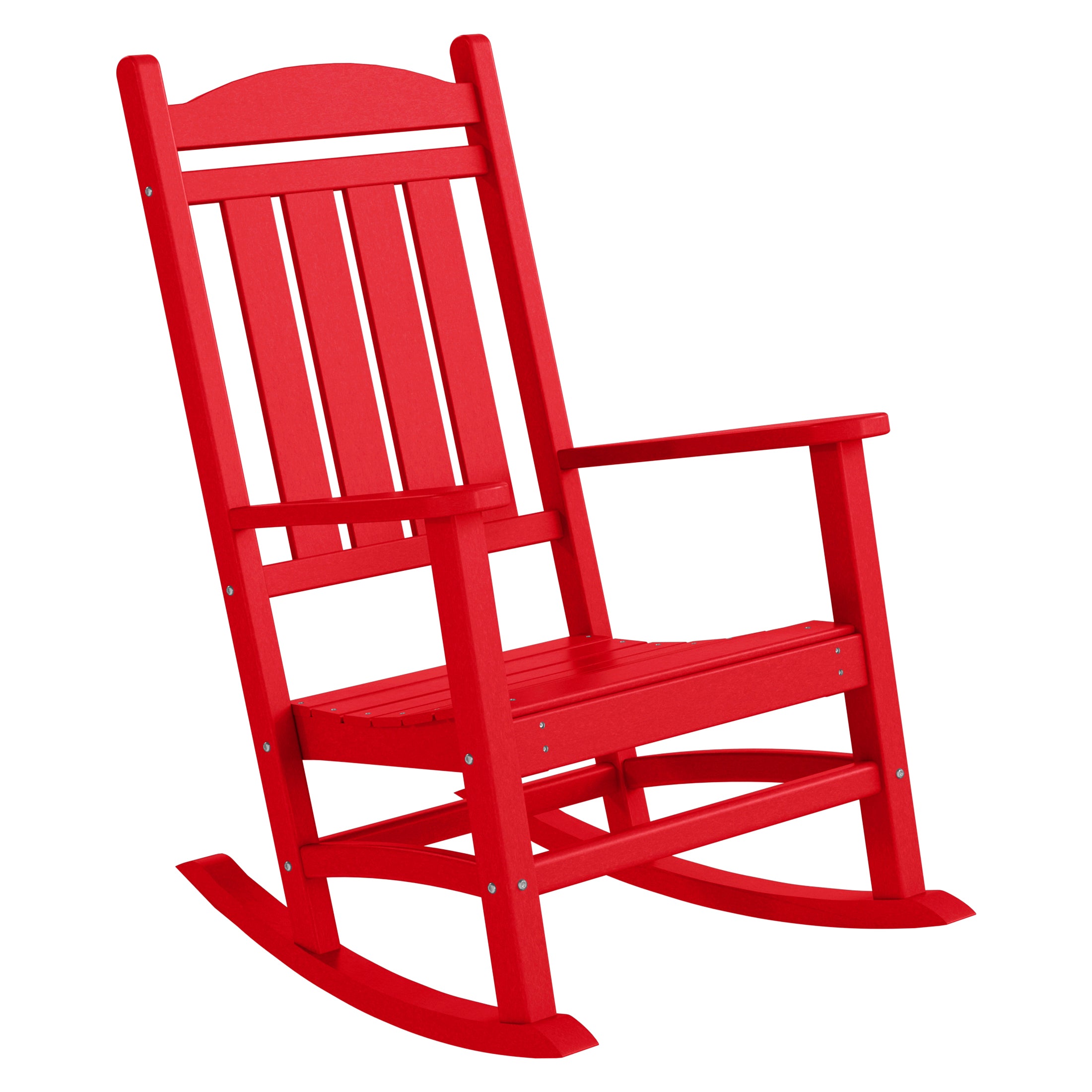 Malibu 5-Piece HDPE Outdoor Patio Furniture Couch and Rocking Chair Set