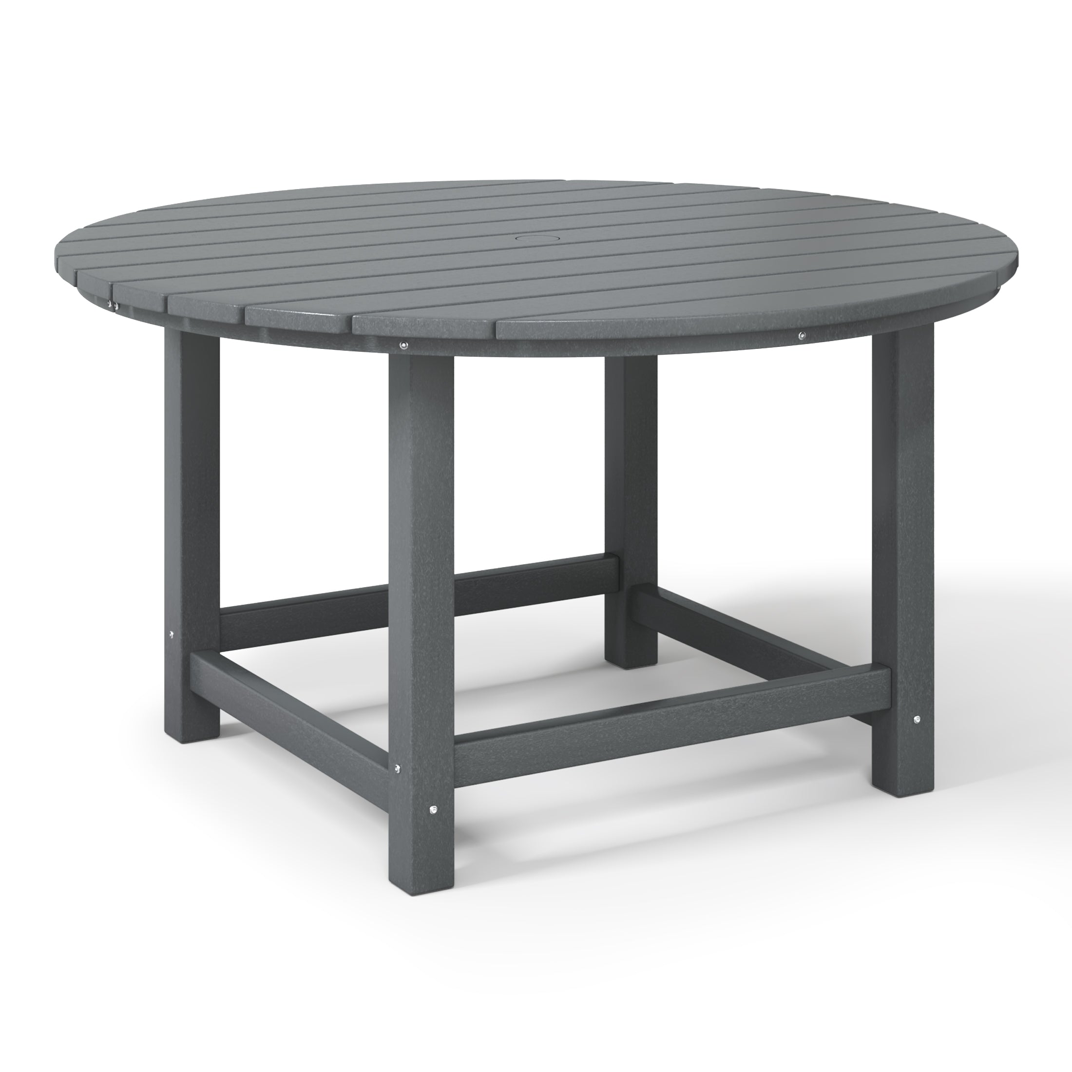 Malibu Kids Outdoor Patio Furniture HDPE 38" Wide Round Dining Table