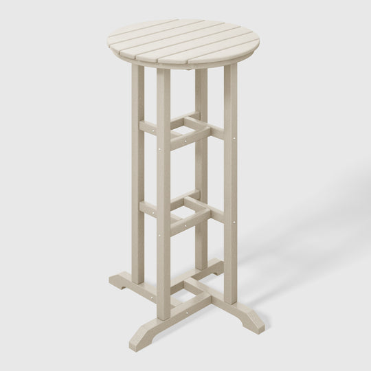 Malibu Outdoor Patio Bar Height Table and Bar Stool 3-Piece Dining Set