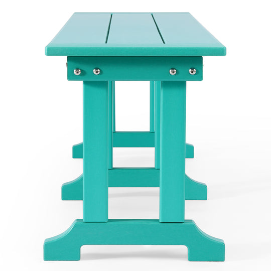 Malibu 65" Outdoor Patio Trestle Dining Bench