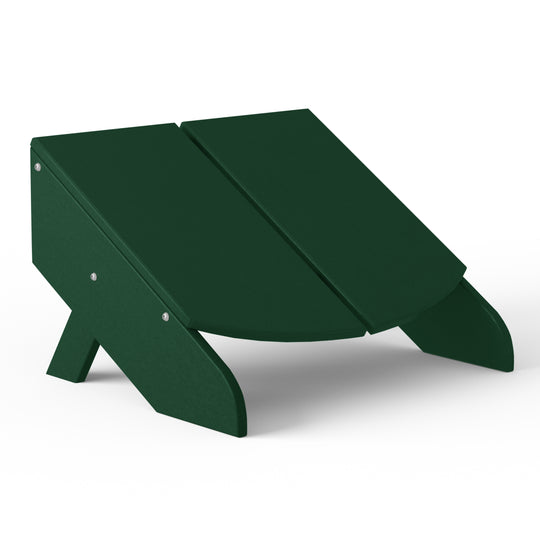 Riviera Modern HDPE Plastic Folding Patio Adirondack Ottoman