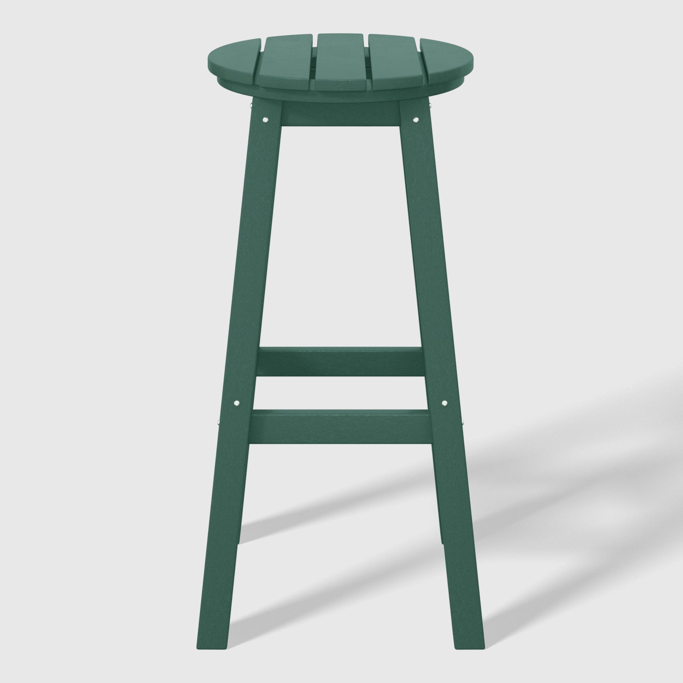 Malibu 29" HDPE Outdoor Patio Round Bar Stool