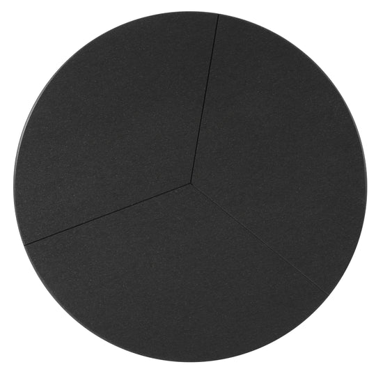 Pacifica HDPE Plastic Outdoor Round Adirondack Patio Side Table