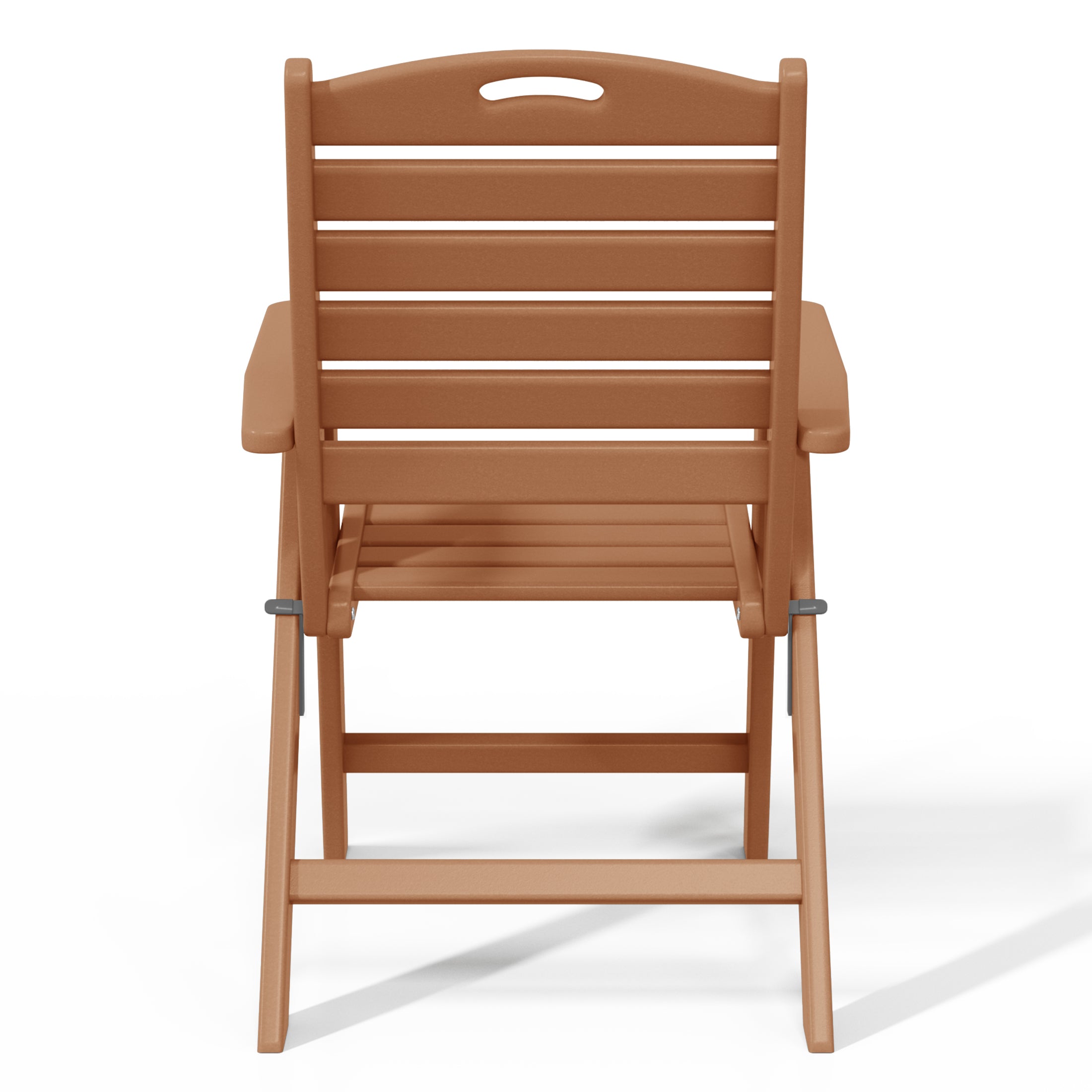 Malibu HDPE Adjustable Highback Folding Patio Dining Chair