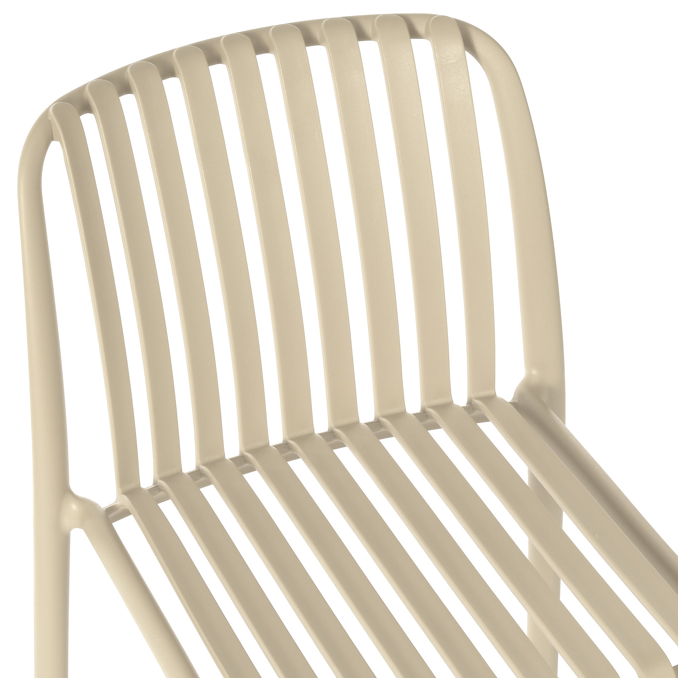 Playa 29.5" Outdoor Modern Polypropylene Plastic Patio Bar Height Stools (Set of 2)