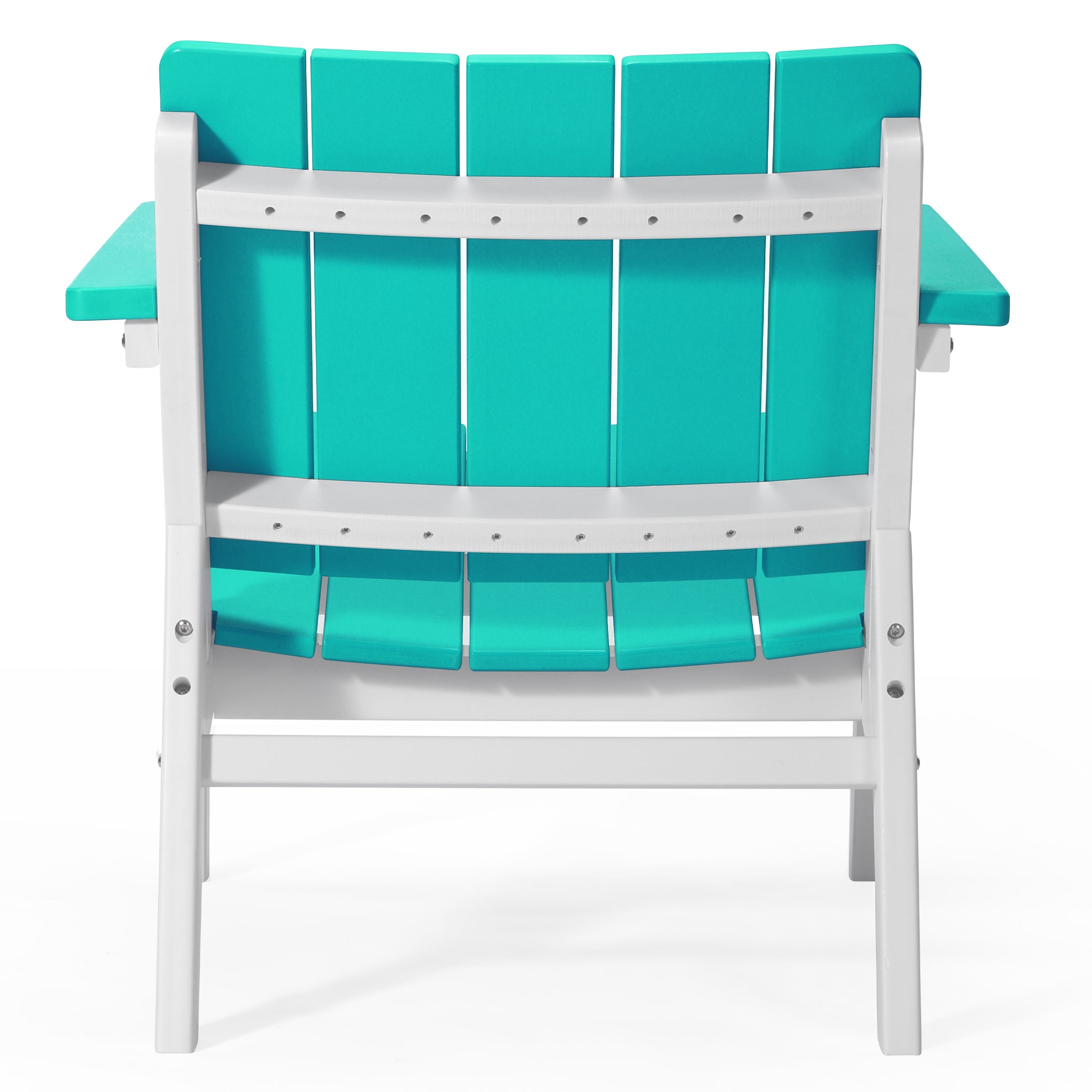 Pacifica 3-Piece Outdoor HDPE Conversation Set with Deep Seating Chairs and Round Side Table