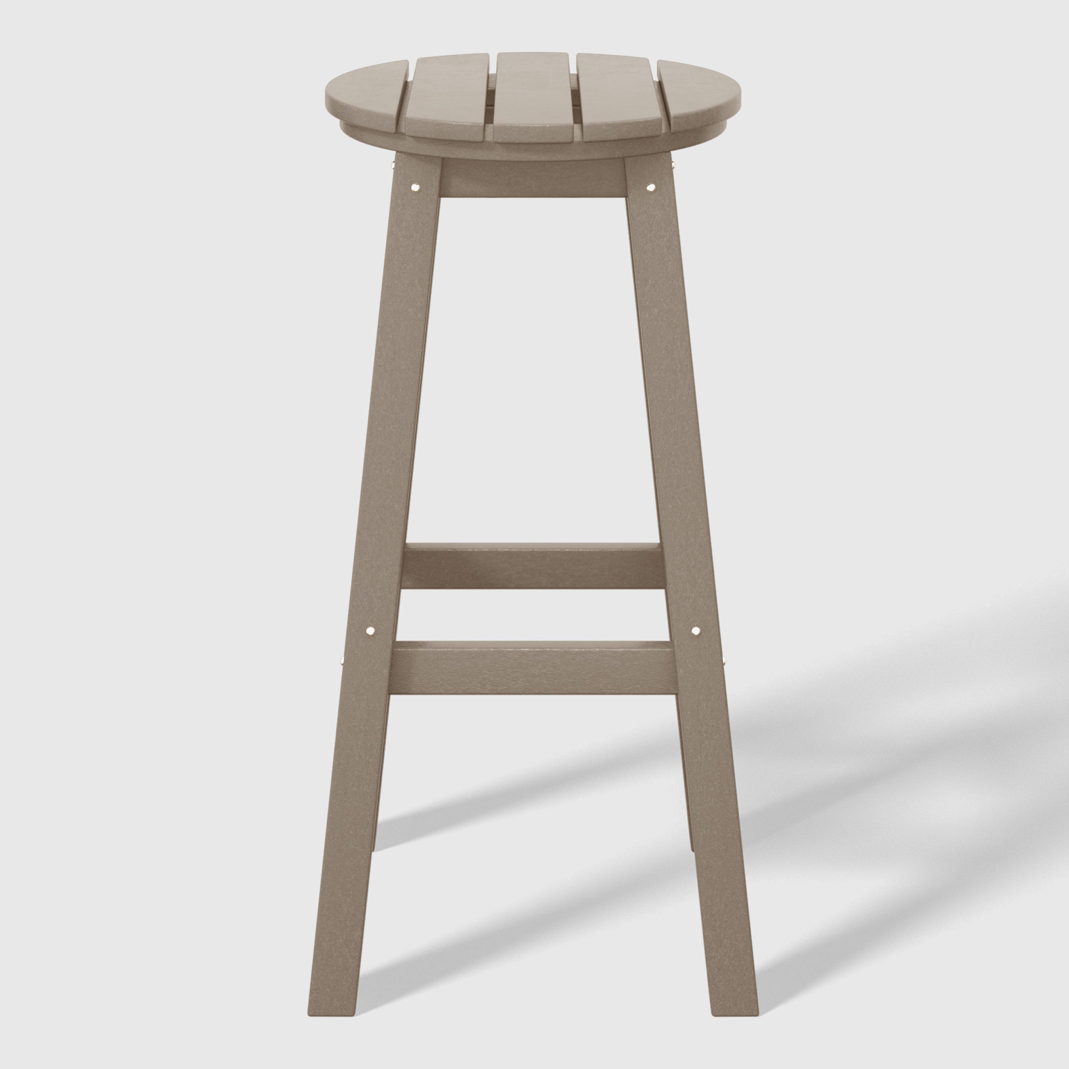 Malibu 29" HDPE Outdoor Patio Round Bar Stool