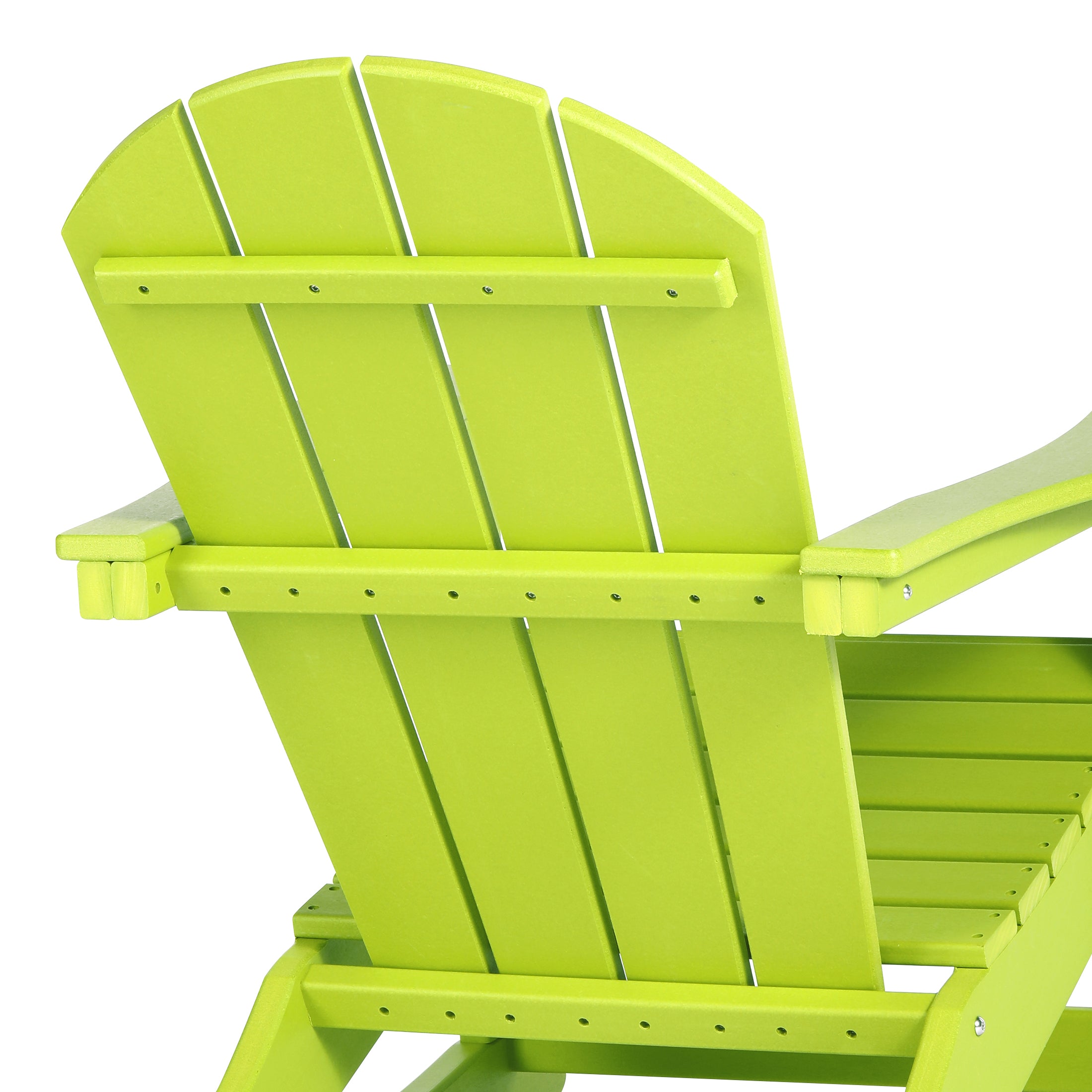 Malibu 3-Piece set Outdoor / Patio Poly Adirondack rocking chairs with a side table ( 2 seater )