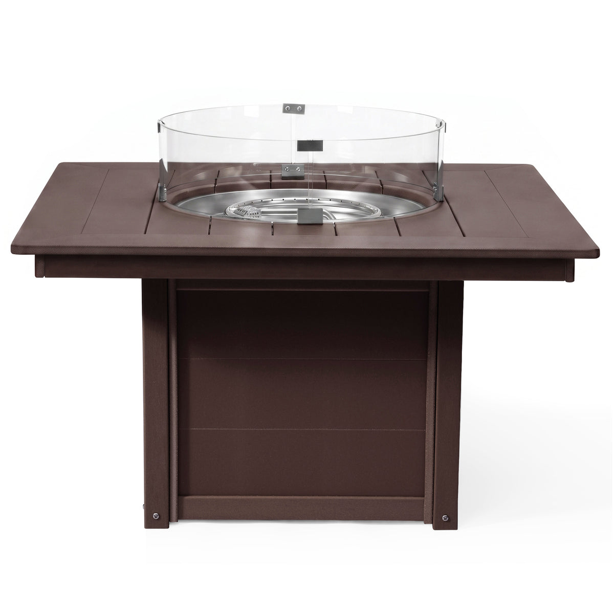 Helios 42" Modern Outdoor Patio Propane Square Fire Pit Table