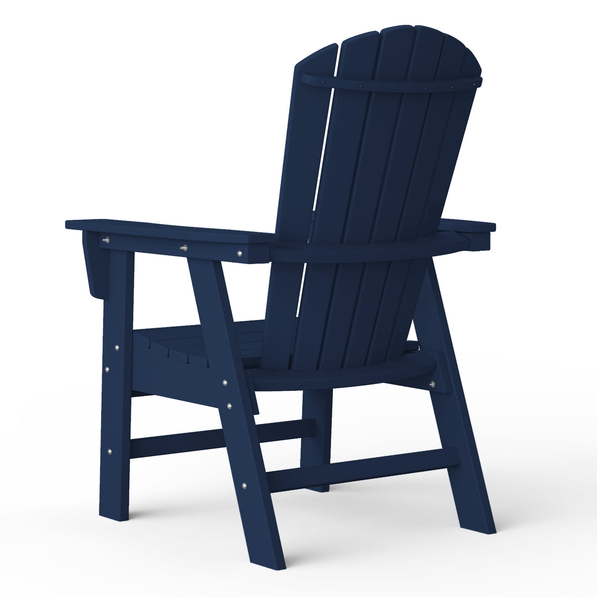 Dylan Outdoor Patio Shell-back Adirondack Dining Chair Weather Resistant