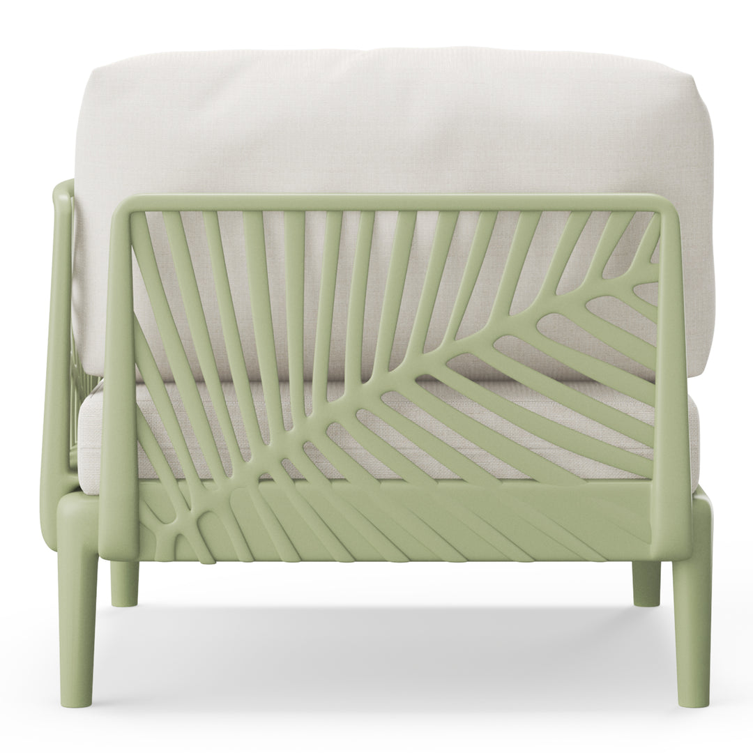 Playa Modern Outdoor Polypropylene Resin Right Arm Facing Deep Seating Sectional Chair