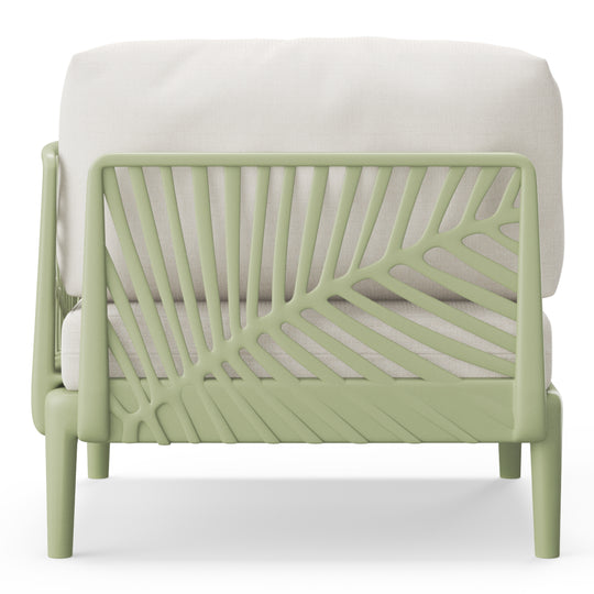 Playa Modern Outdoor Polypropylene Resin Right Arm Facing Deep Seating Sectional Chair