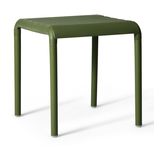 Playa Plastic Modern Outdoor Patio Accent Side Tables (Set of 2)