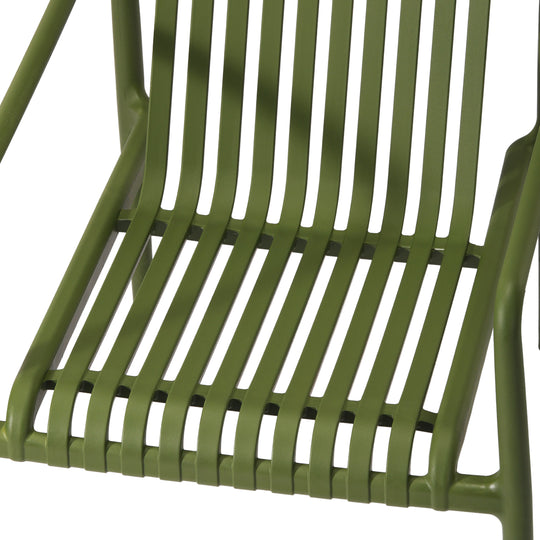 Playa Outdoor Modern Stackable Plastic Patio Club Armchairs (Set of 2)