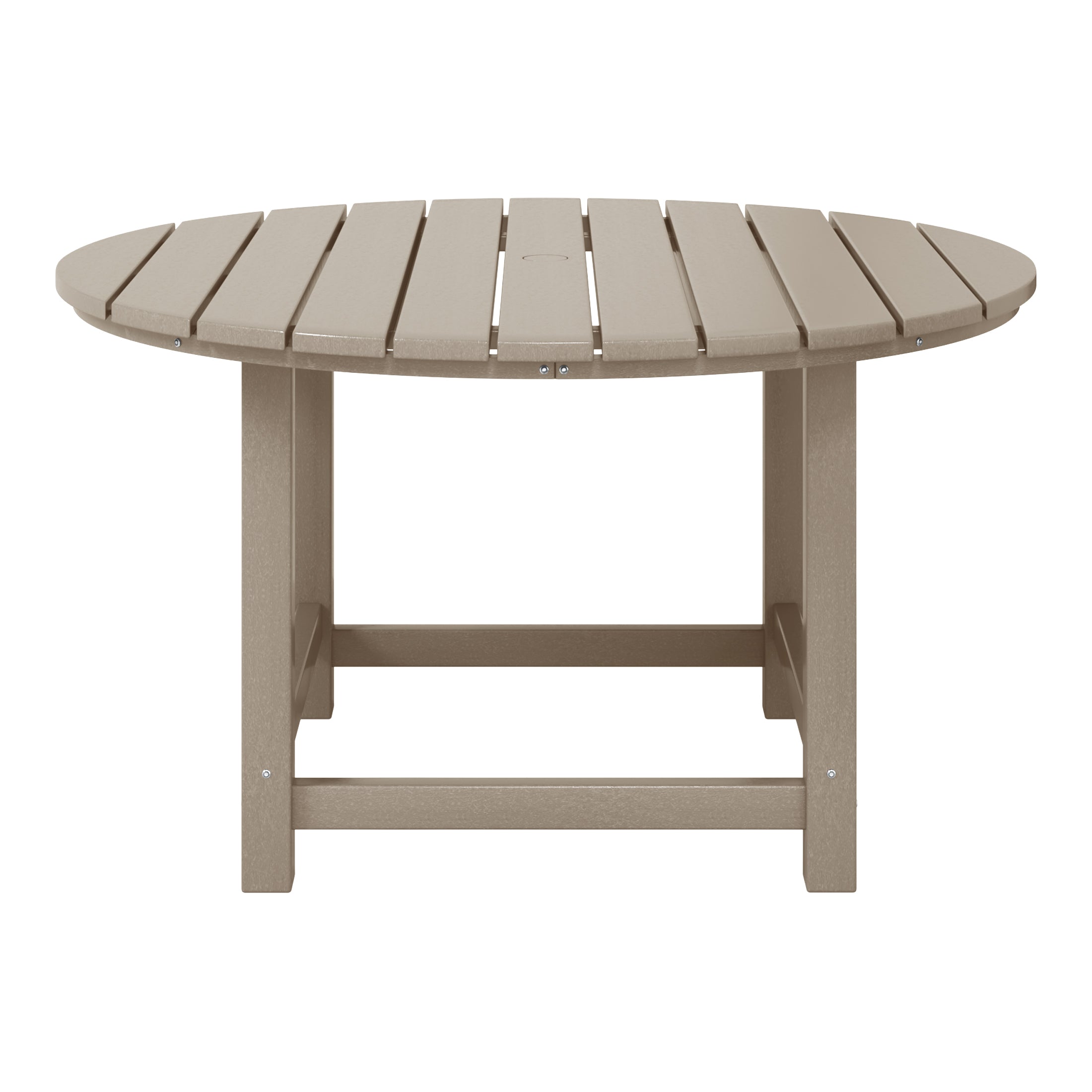 Malibu Kids Outdoor Patio Furniture HDPE 38" Wide Round Dining Table