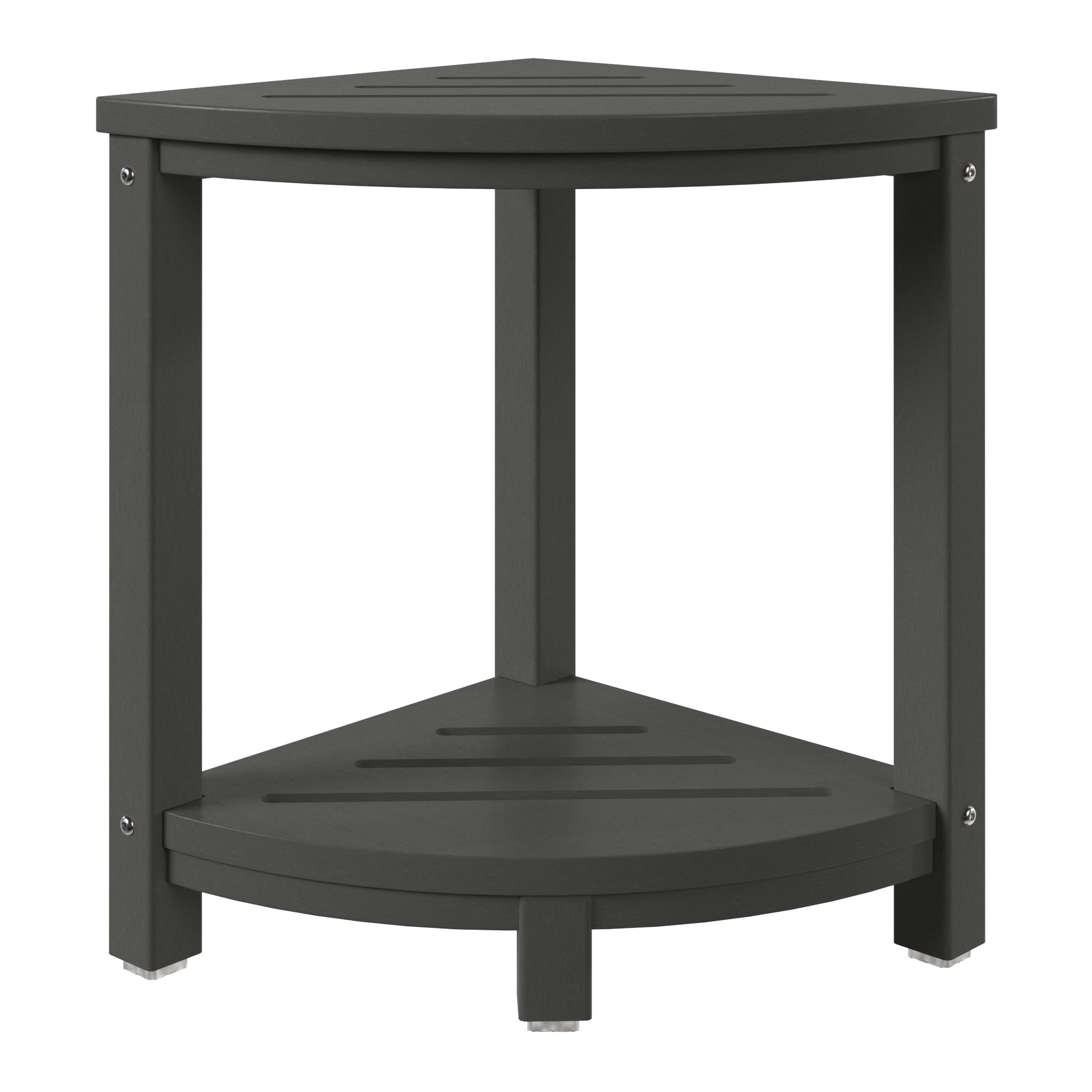 Sage HDPE Plastic Waterproof Shower Corner Bench