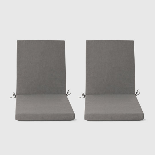Solace Outdoor Chaise Lounge Chair Cushions Set of 2